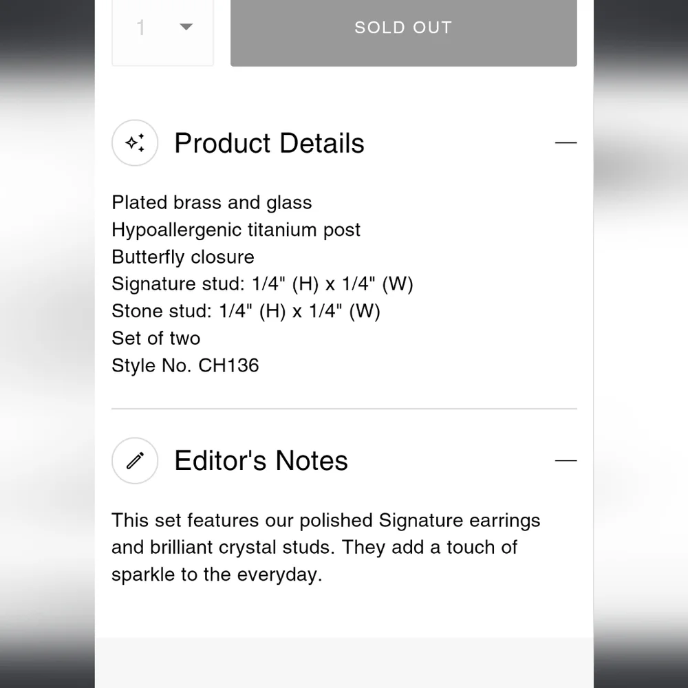 NWT Coach‎ earring set - Picture 3 of 6